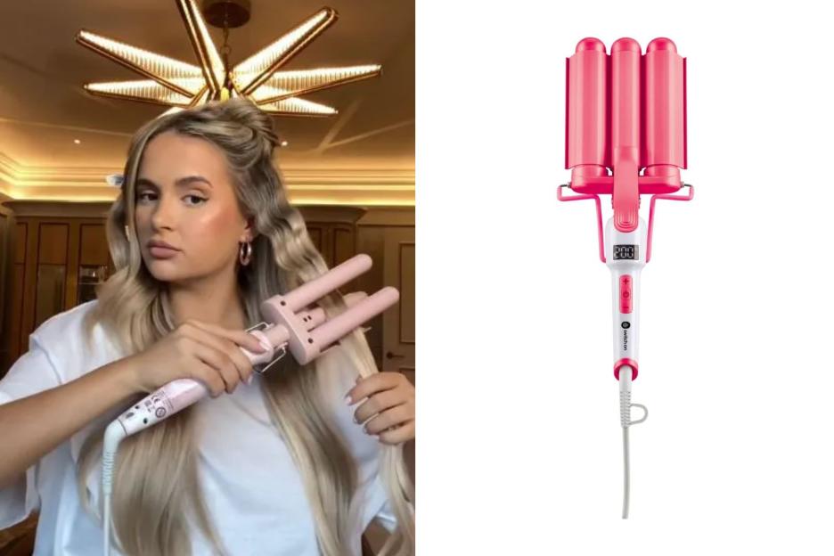 Lidl’s brand new hair styling tool is £55 cheaper than Beauty Works & will give you beachy waves loved by Molly-Mae