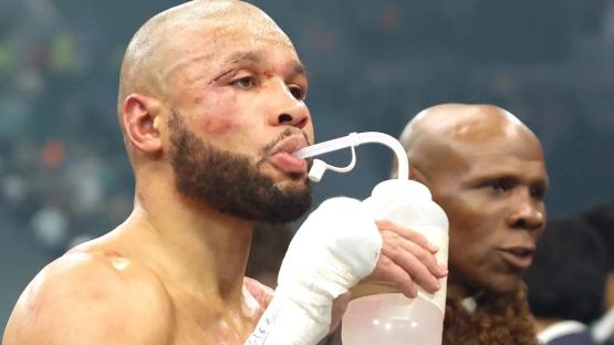 Chris Eubank Jr in hospital after victory over Conor Benn