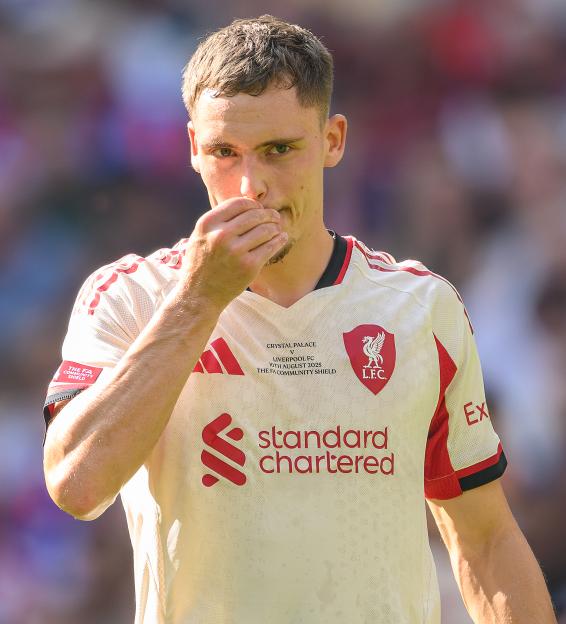 Florian Wirtz of Liverpool during a match.