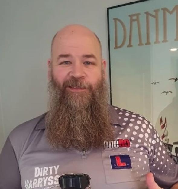 Darts star, 50, reveals his bushy beard that he washes twice a day is putting him off his game