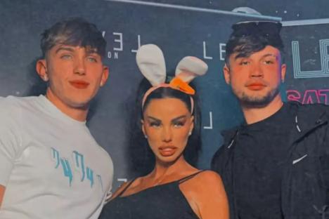 Katie Price, 46, parties with fans inside Bolton nightclub as she dives into ball pit and fires a confetti canon