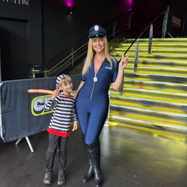 Josie Gibson Stuns in Skintight Catsuit, Flaunting Impressive Weight Loss Alongside Son Reggie!