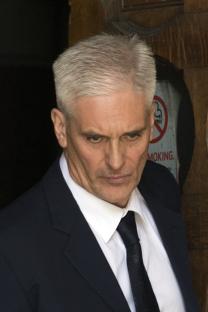 David Hunt leaving the High Court.