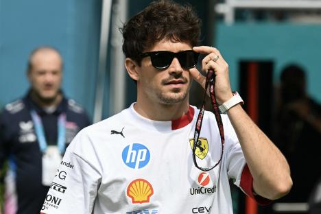 Charles Leclerc at the 2025 Miami Formula One Grand Prix.