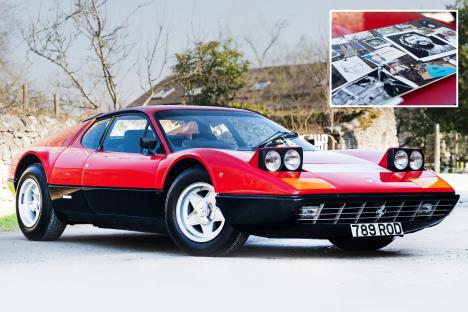 Eric Clapton’s ultra-rare 1970s Ferrari with enormous V12 engine and 186mph top speed goes on auction for £275,000
