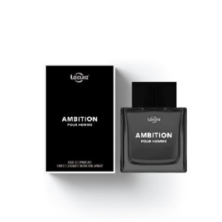 Loquid Ambition Pour Homme perfume bottle and box.