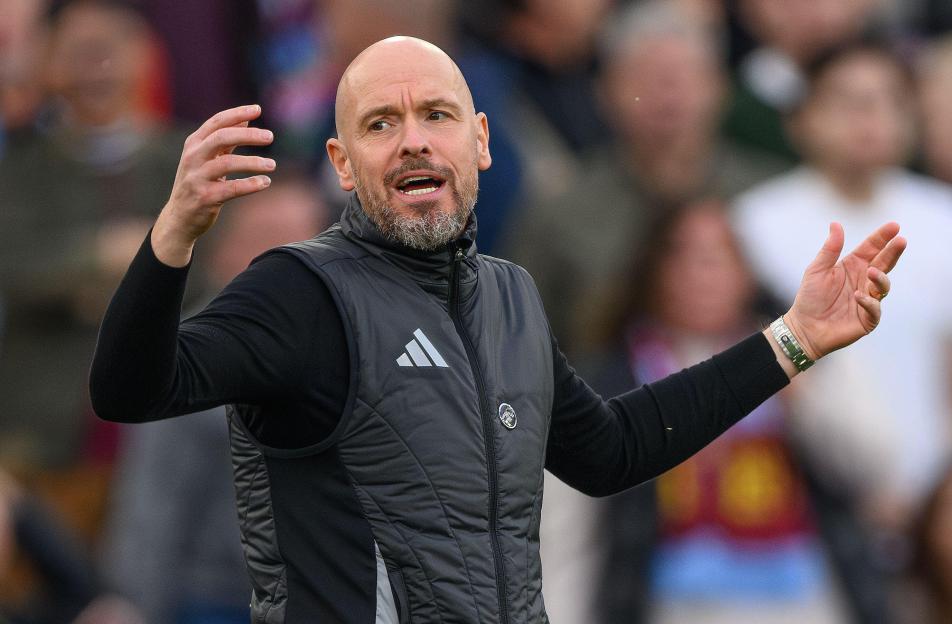 Erik ten Hag, Manchester United manager, at the London Stadium.