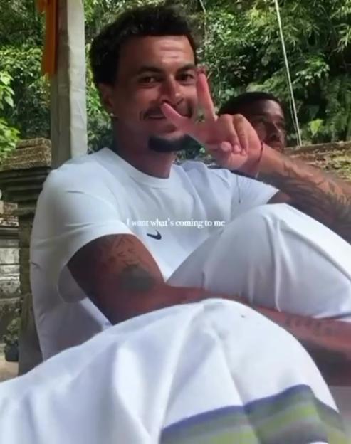 Dele Alli, 29, Shares Rare Social Media Update After Como Departure While Enjoying a Holiday and Training in Bali