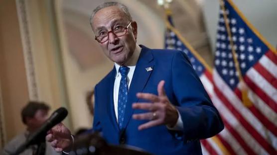 Chaos within Trump’s cabinet—Senator Schumer on Elon Musk calling Navarro ‘moron’