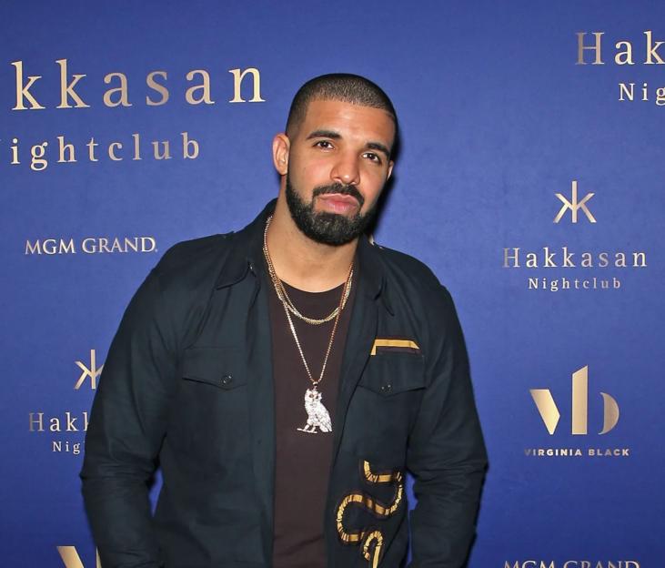 Drake at the Hakkasan Nightclub after-party.