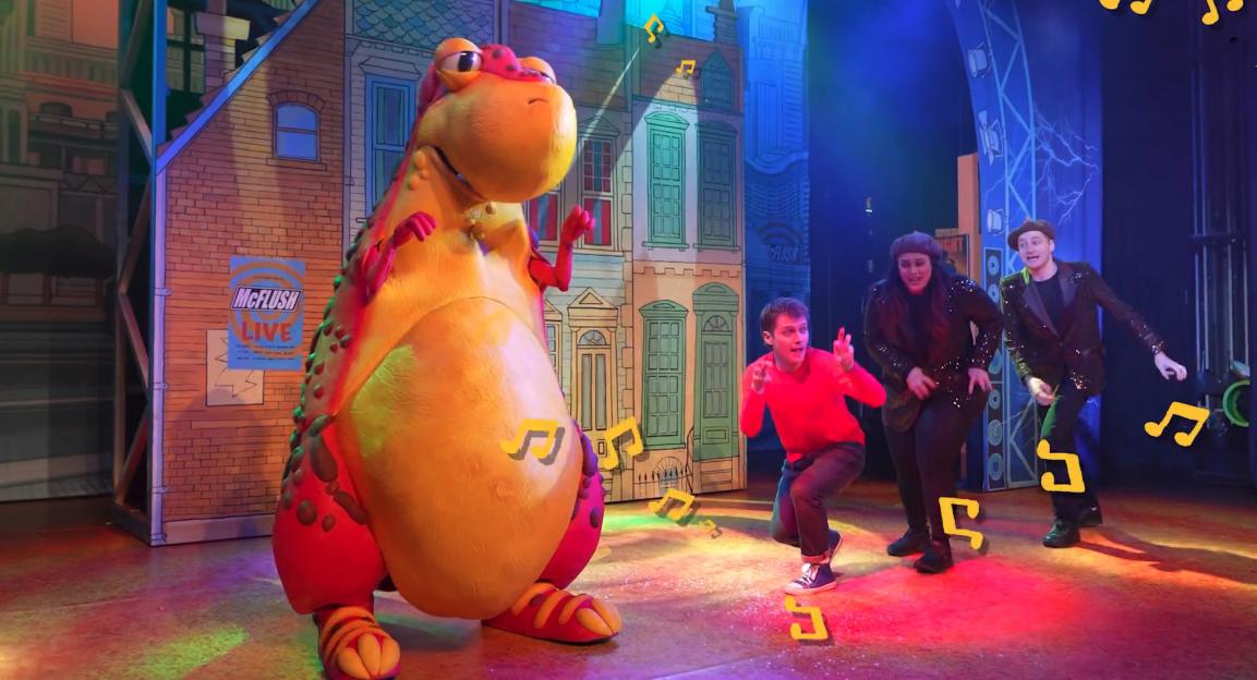 Danny and Dino's Rockin' Adventure stage show at Butlin's.