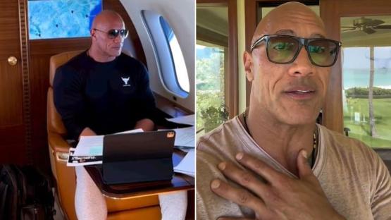 Dwayne ‘The Rock’ Johnson’s jet suffers terrifying ‘mechanical issue’ mid-flight leaving WWE icon ‘crossing everything’