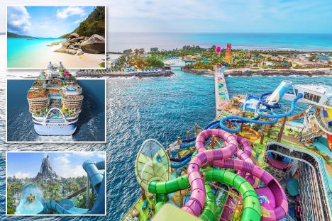 I went on the all-inclusive Caribbean cruise which visits three theme parks and even stops at a private island