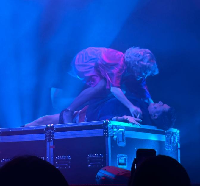 Noughties pop star shocks as he impersonates King Charles having sex with Queen Camilla in new stage show