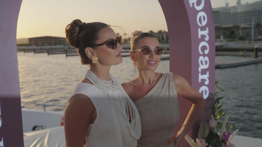 Sam and Billie Faiers at a promotional event.