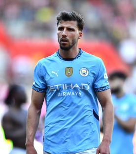 Ruben Dias of Manchester City at full time.