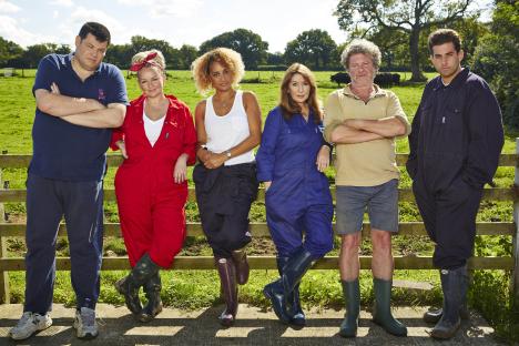 Six celebrities on a sugar-free farm.