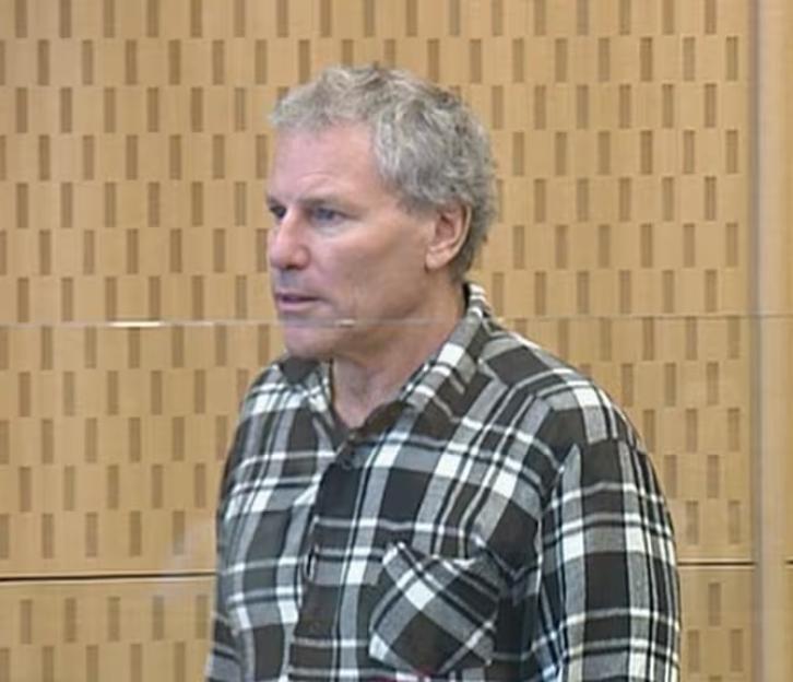 Paul Tainui in court.