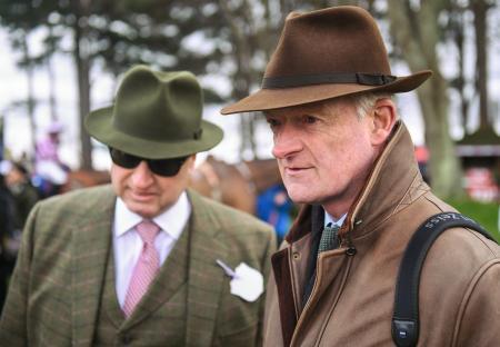 Trainer Willie Mullins and owner Rich Ricci at the Dublin Racing Festival.