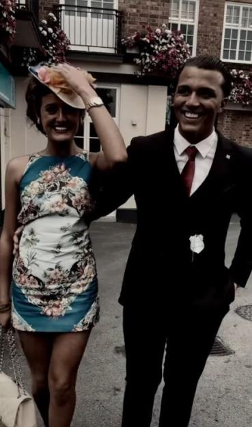 Venezuela Fury and her boyfriend at York Races.