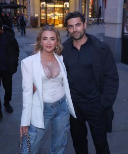 Georgia Harrison and Jack Stacey at the Black Tap UK party.