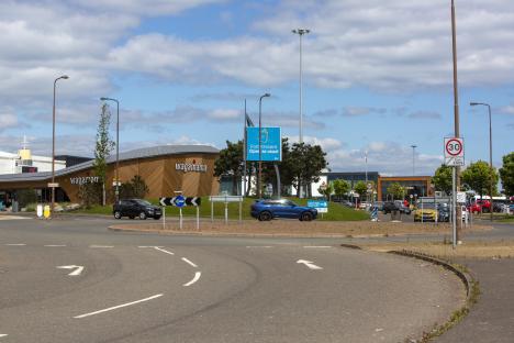 Massive fire breaks out at the second largest retail park in the UK as smoke billows into sky and shops forced to close