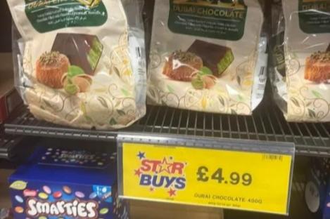 Forget spending £10 a pop – shoppers are racing to Home Bargains to nab 35 BARS of Dubai chocolate for under a fiver 