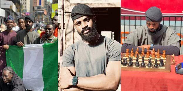 GWR: Nigerian Tunde Onakoya begins 70-hour chess marathon in New York [VIDEO]