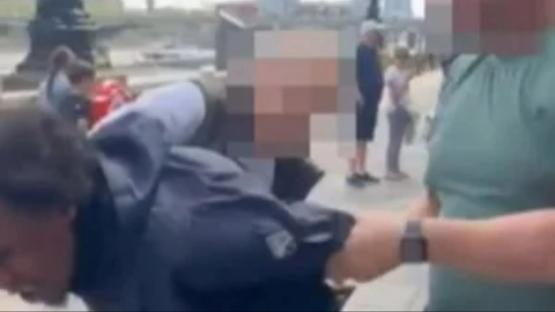 Moment idiot TikTok influencer gets instant karma after pulling stupid prank on the WRONG unwilling victim