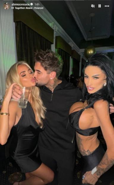 Katie Price and Abi Moores at Chloe Ferry's birthday party.