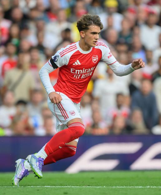 Max Dowman, 15, making his Premier League debut for Arsenal.