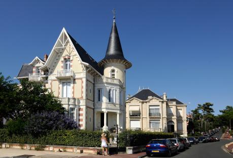 Belle Epoque-style house in Royan, France.