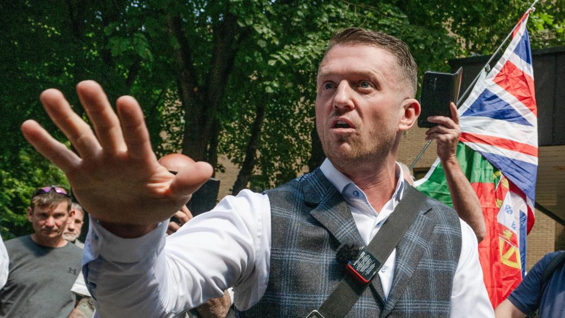 Witness reveals what happened seconds before Tommy Robinson was seen standing over ‘unconscious’ man at St Pancras
