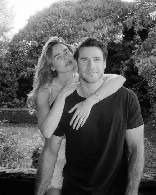 Liam Hemsworth and model Gabriella Brooks.