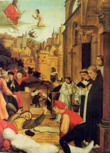 Renaissance painting depicting the plague.