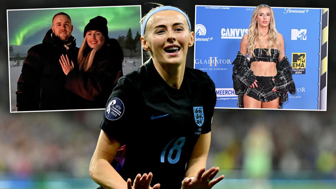 Inside England hero Chloe Kelly’s glam life from bold red carpet outfits to romantic gesture to husband at Euro 2025