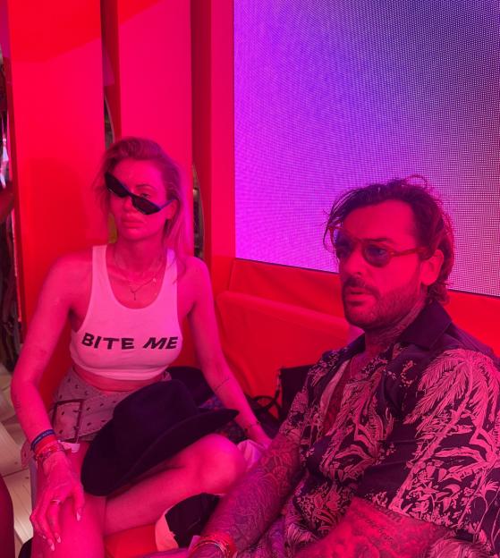 Olivia Attwood and Pete Wicks partying in Ibiza.