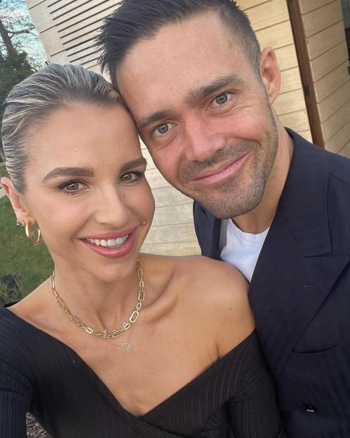 Vogue Williams and Spencer Matthews in a selfie.
