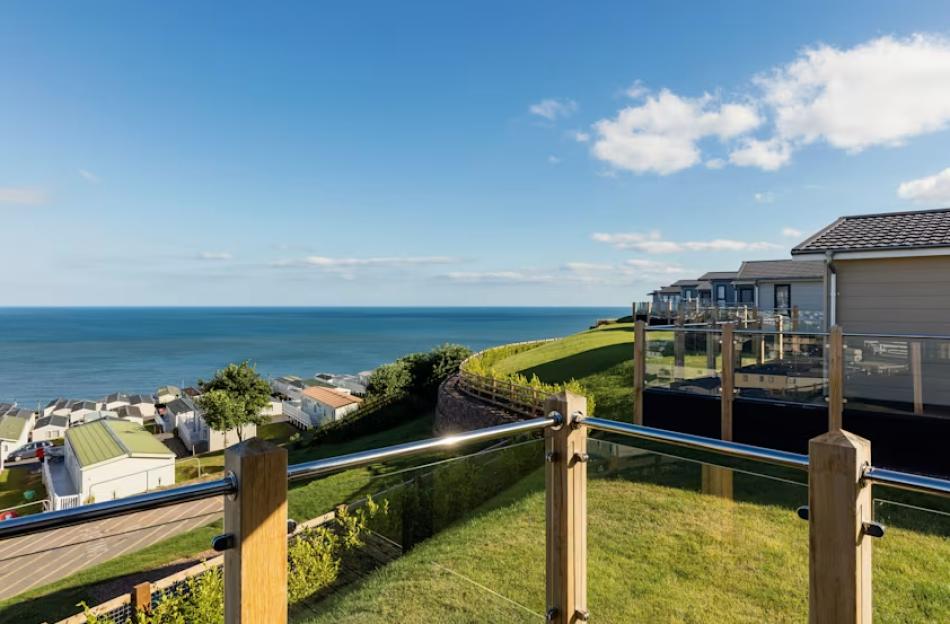 Ocean view from Haven's Devon Cliffs.