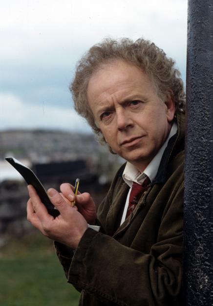 Alex Conway, actor portraying Eddie Weary in "The World of Eddie Weary," writing in a notebook.