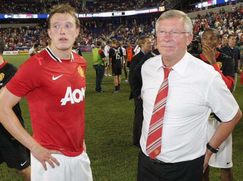 Phil Jones reveals how he ‘ended Man Utd star’s career after kicking him about everywhere’ in front of Sir Alex Ferguson