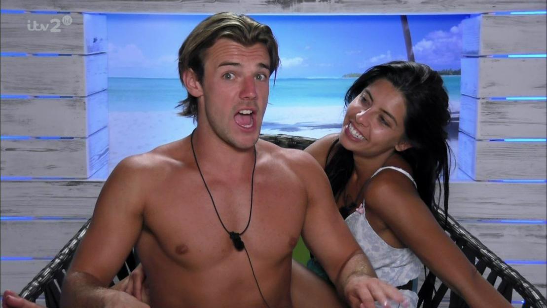 Nathan Massey on Love Island.