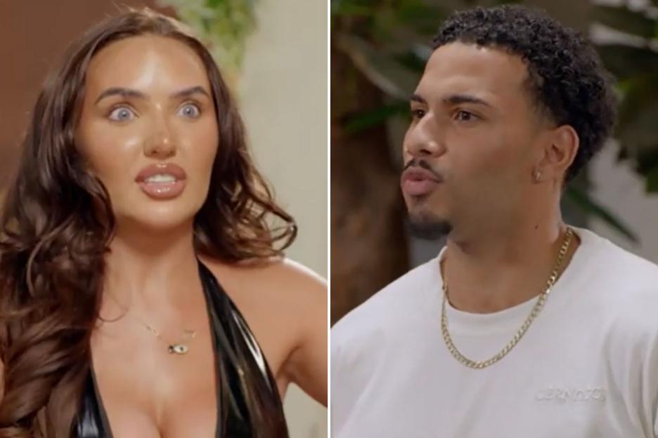 Awkward moment Celebs Go Dating’s Louis is slammed by furious date for snogging someone else behind her back