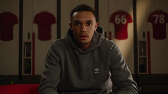 Trent Alexander-Arnold announcing his departure from Liverpool.