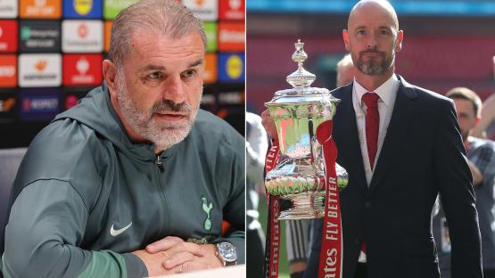 Ange Postecoglou claims Europa League glory at Tottenham would be ‘on another planet’ to Ten Hag’s Man Utd FA Cup win