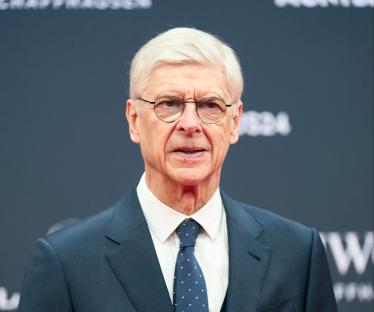 Arsène Wenger at the Laureus World Sports Awards.
