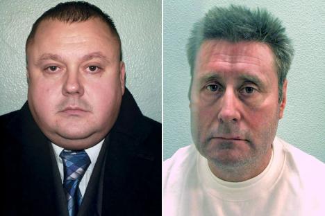 An image collage containing 2 images, Image 1 shows Mugshot of Levi Bellfield, Image 2 shows Mugshot of John Worboys