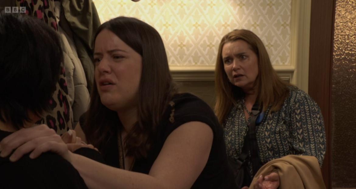 The moment the EastEnders pub row explodes as Zoe's huge lie is exposed.