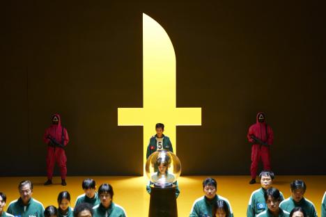 Lee Jung-jae as Seong Gi-hun in a scene from Squid Game season 3.