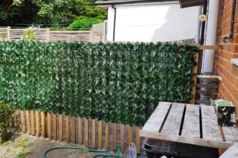 I gave my garden instant privacy with a B&Q buy – it was easy to attach, will last in winter & looks super realistic